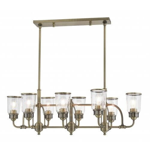 LIVEX LIGHTING 40028-01 Lawrenceville Linear Chandelier Winnipeg