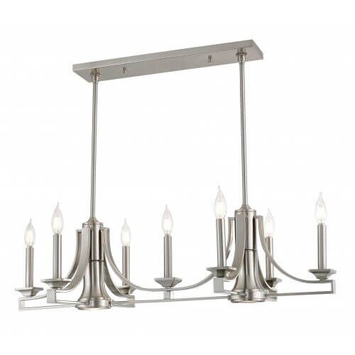 LIVEX LIGHTING 40057-91 Trumbull Linear Chandelier Quebec City