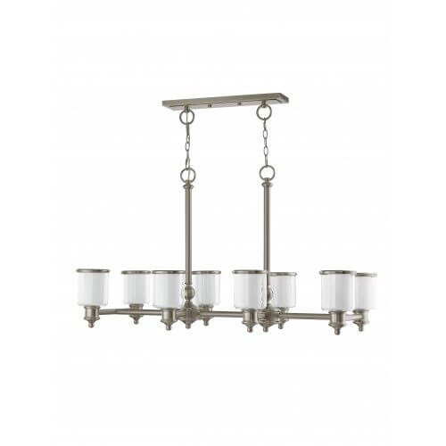 LIVEX LIGHTING 40208-91 Middlebush Linear Chandelier Halifax