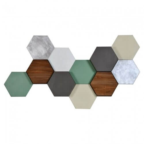 LIVEX LIGHTING w6317 HEXA PASTEL Wall Art Winnipeg