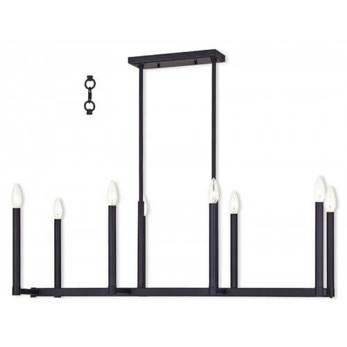 LIVEX LIGHTING 40258-07 Alpine Linear Chandelier Winnipeg