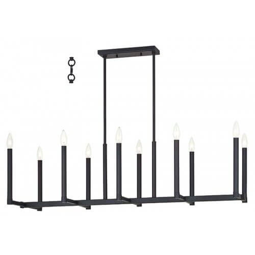 LIVEX LIGHTING 40259-07 Alpine Linear Chandelier Edmonton