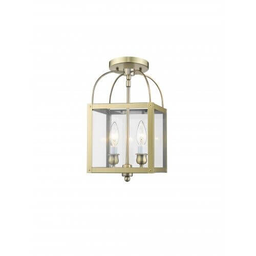 LIVEX LIGHTING 4041-01 Milford Lantern Ceiling Mount Quebec City