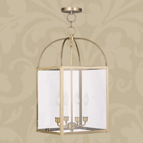 LIVEX LIGHTING 4042-01 Milford Lantern Chandelier Quebec City