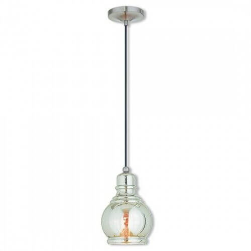 LIVEX LIGHTING 40604-91 Art Glass Mini Pendant Winnipeg