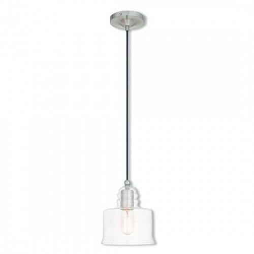 LIVEX LIGHTING 40606-91 Art Glass Mini Pendant Montreal