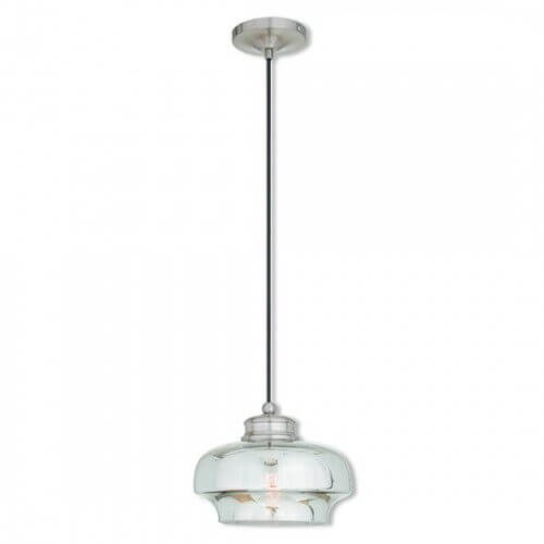 LIVEX LIGHTING 40607-91 Art Glass Mini Pendant Vancouver