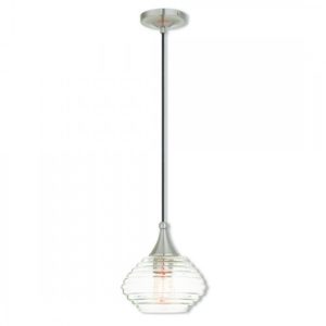 LIVEX LIGHTING 40610-91 Art Glass Mini Pendant Edmonton