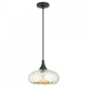 LIVEX LIGHTING 40617-92 Art Glass Mini Pendant Toronto