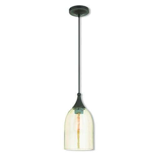 LIVEX LIGHTING 40632-92 Art Glass Mini Pendant Edmonton