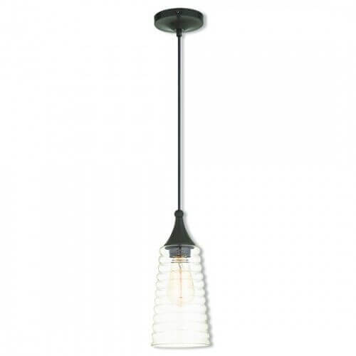 LIVEX LIGHTING 40637-92 Art Glass Mini Pendant Calgary