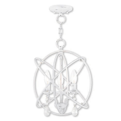 LIVEX LIGHTING 40904-60 Aria Mini Chandelier Ceiling Mount Montreal