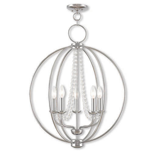 LIVEX LIGHTING 40915-05 Arabella Chandelier Fredericton