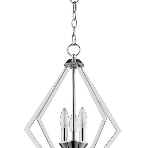 LIVEX LIGHTING 40923-05 Prism Mini Chandelier/Ceiling Mount
