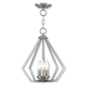 LIVEX LIGHTING 40923-91 Prism Mini Chandelier/Ceiling Mount