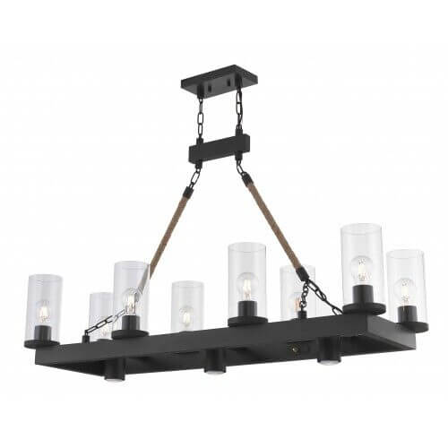 LIVEX LIGHTING 41068-07 Metuchen Linear Chandelier Toronto