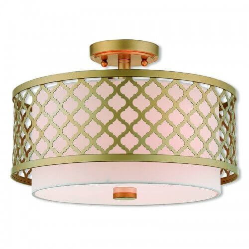 LIVEX LIGHTING 41108-33 Arabesque Ceiling Mount Quebec City