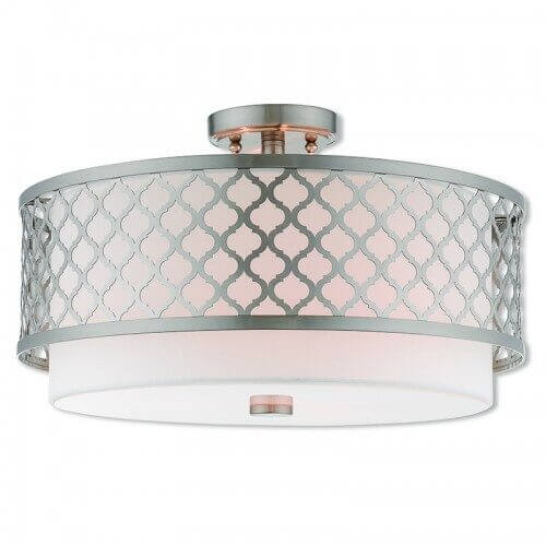 LIVEX LIGHTING 41109-91 Arabesque Ceiling Mount Ottawa