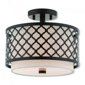 LIVEX LIGHTING 41111-92 Arabesque Ceiling Mount Halifax