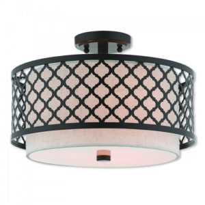 LIVEX LIGHTING 41112-92 Arabesque Ceiling Mount Quebec City