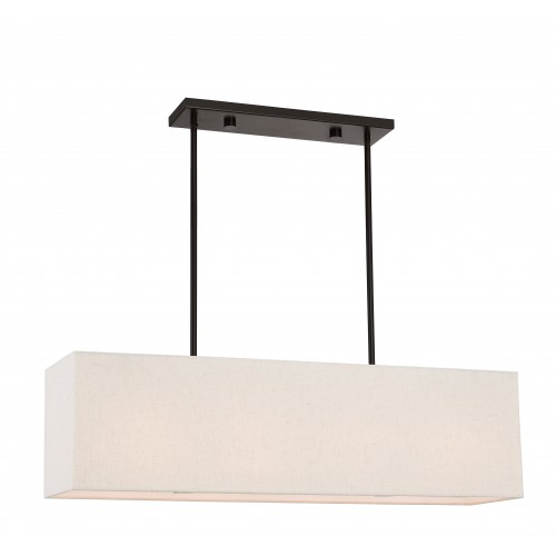 LIVEX LIGHTING 41156-92 Summit Linear Chandelier Halifax