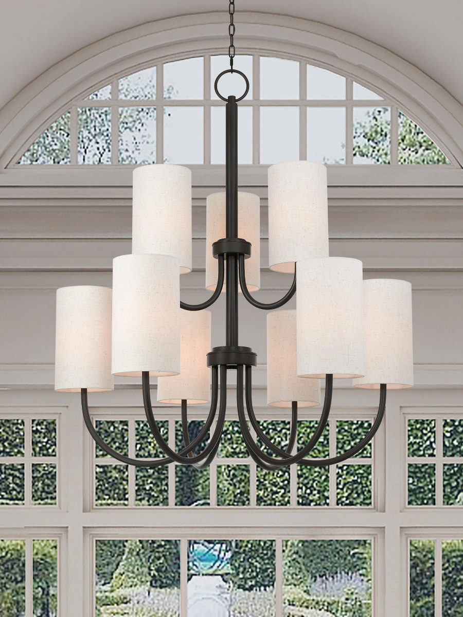 LIVEX LIGHTING 41169-92 Haddonfield Grand Chandelier Montreal
