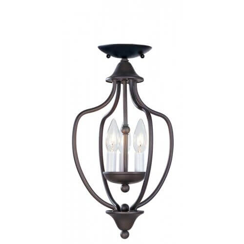 LIVEX LIGHTING 4170-07 Lantern Ceiling Mount Fredericton