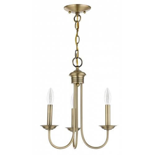 LIVEX LIGHTING 42683-01 Estate Mini Chandelier Calgary
