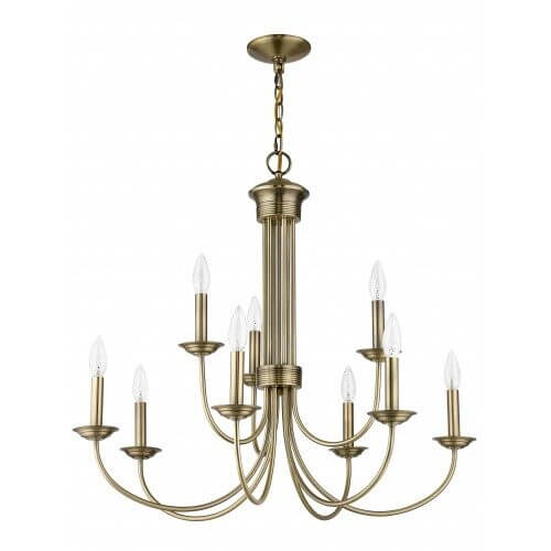 LIVEX LIGHTING 42687-01 Estate Chandelier Montreal