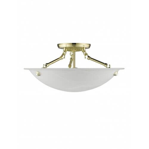 LIVEX LIGHTING 4273-02 Oasis Ceiling Mount Toronto