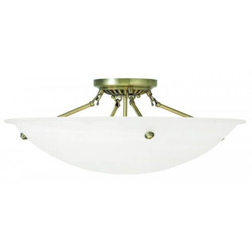 LIVEX LIGHTING 4275-01 Oasis Ceiling Mount Quebec City