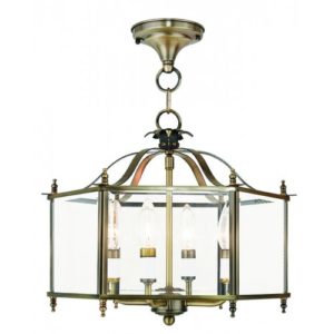 LIVEX LIGHTING 4398-01 Livingston Lantern Ottawa