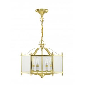 LIVEX LIGHTING 4398-02 Livingston Lantern Ceiling Mount Vancouver