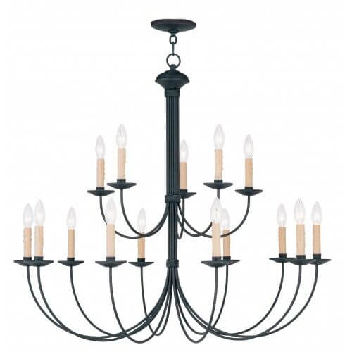 LIVEX LIGHTING 4460-04 Heritage Dinette Chandelier Halifax