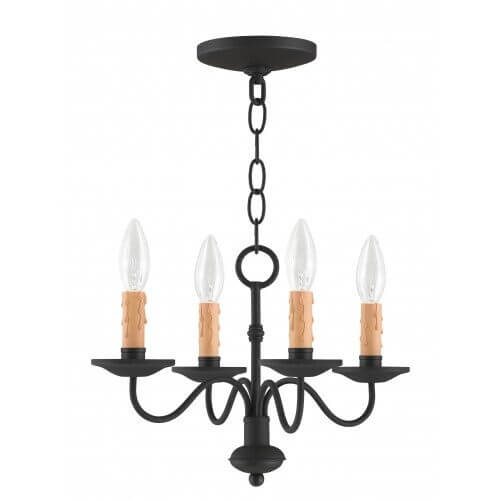 LIVEX LIGHTING 4464-04 Heritage Mini Chandelier Edmonton