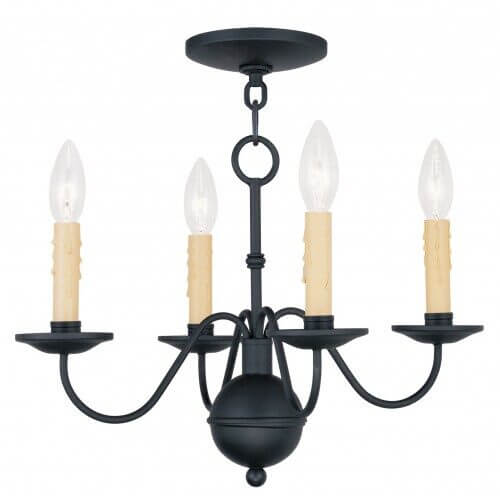 LIVEX LIGHTING 4494-04 Heritage Mini Chandelier Ottawa