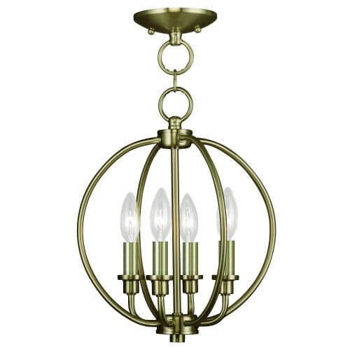 LIVEX LIGHTING 4664-01 Milania Lantern Edmonton