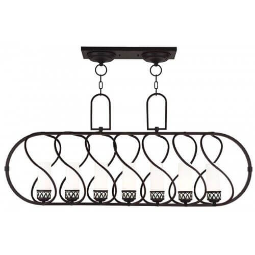 LIVEX LIGHTING 47196-67 Westfield Linear Chandelier Montreal