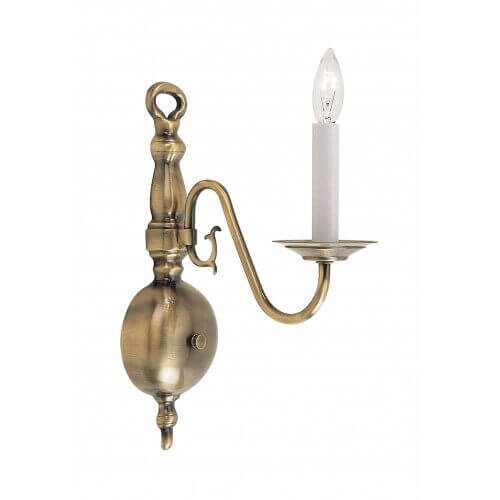 LIVEX LIGHTING 5001-01 Williamsburgh Wall Sconce Winnipeg