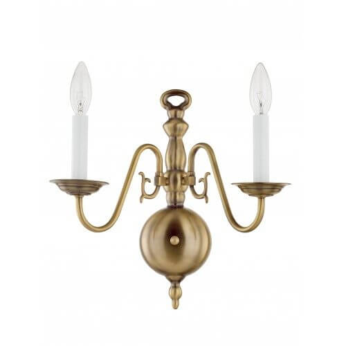 LIVEX LIGHTING 5002-01 Williamsburgh Wall Sconce Halifax