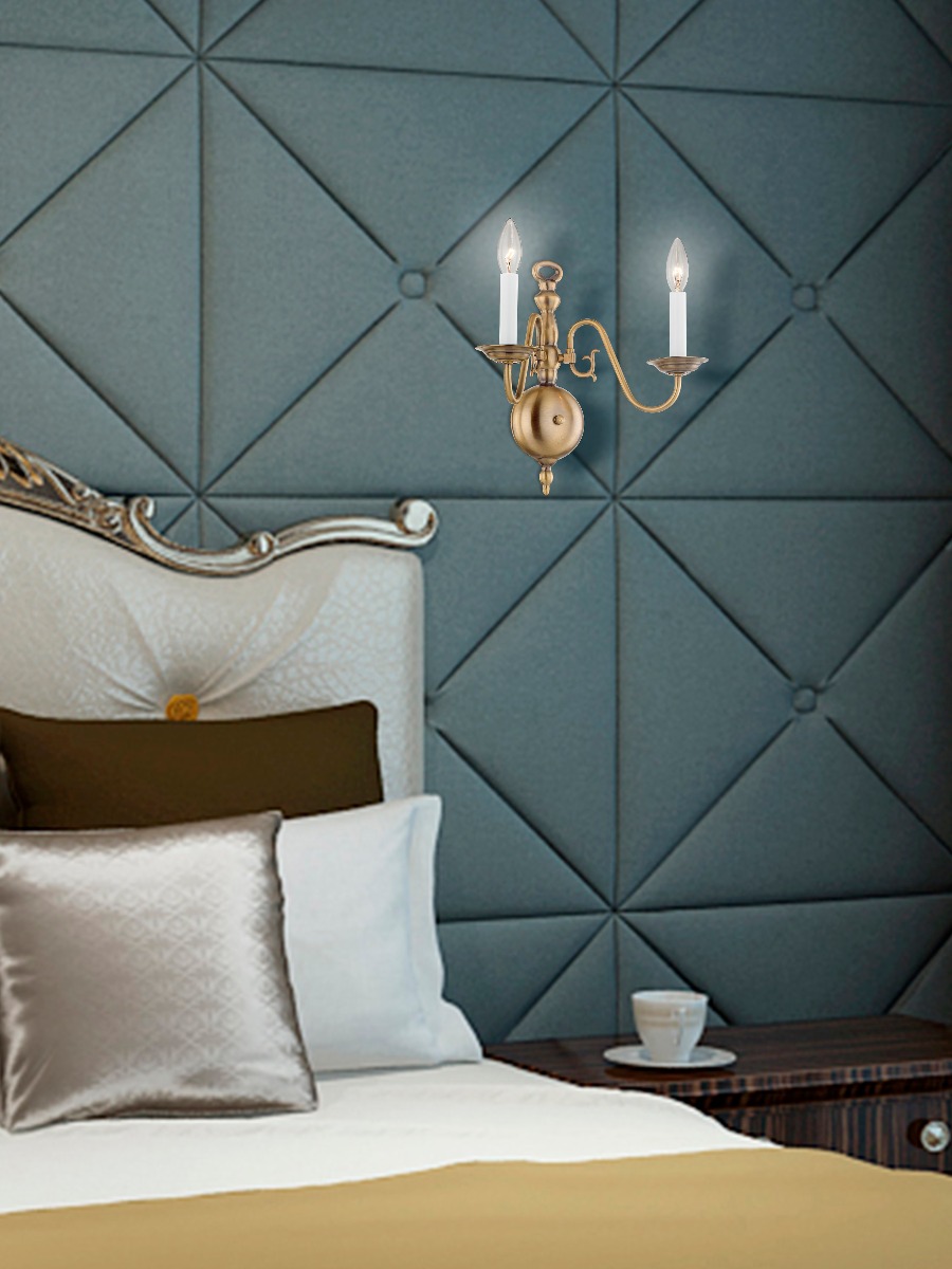 LIVEX LIGHTING 5002-01 Williamsburgh Wall Sconce Halifax