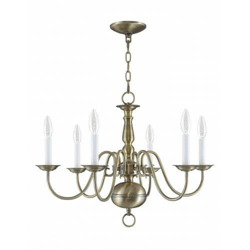 LIVEX LIGHTING 5006-01 Williamsburgh Dinette Chandelier Ottawa