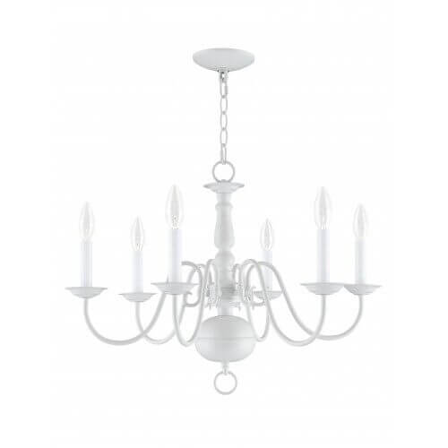 LIVEX LIGHTING 5006-03 Williamsburgh Dinette Chandelier Montreal