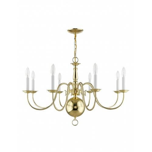 LIVEX LIGHTING 5007-02 Williamsburgh Dinette Chandelier Halifax