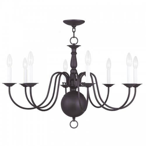LIVEX LIGHTING 5007-07 Williamsburgh Dinette Chandelier Quebec City