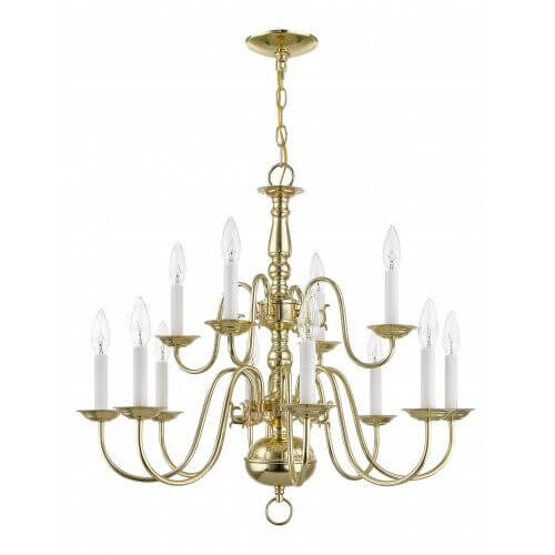 LIVEX LIGHTING 5012-02 Williamsburgh Dinette Chandelier Ottawa
