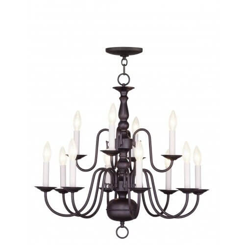 LIVEX LIGHTING 5012-07 Williamsburgh Dinette Chandelier Quebec City