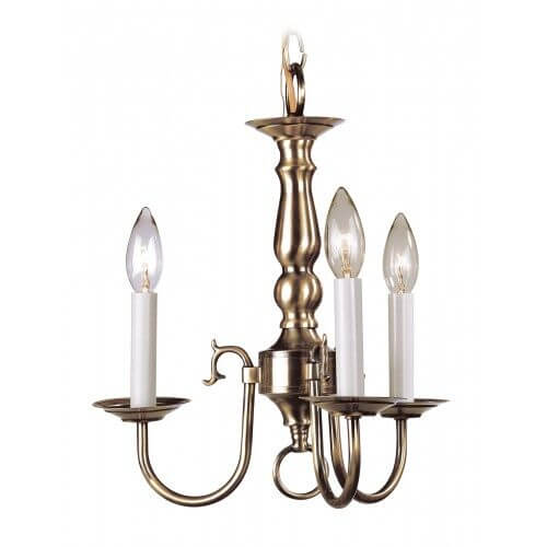 LIVEX LIGHTING 5013-01 Williamsburgh Mini Chandelier Halifax