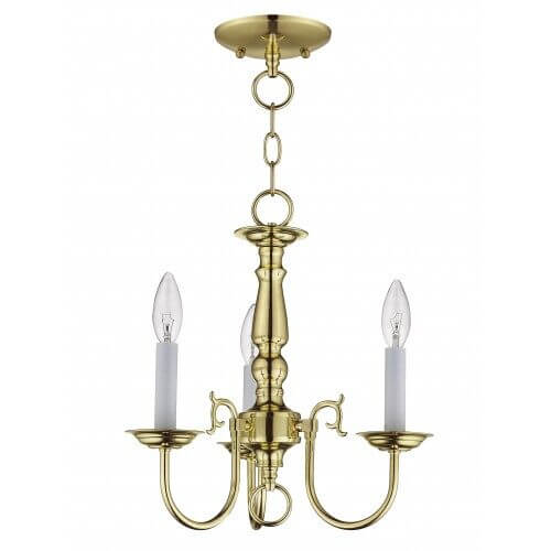 LIVEX LIGHTING 5013-02 Williamsburgh Mini Chandelier Montreal