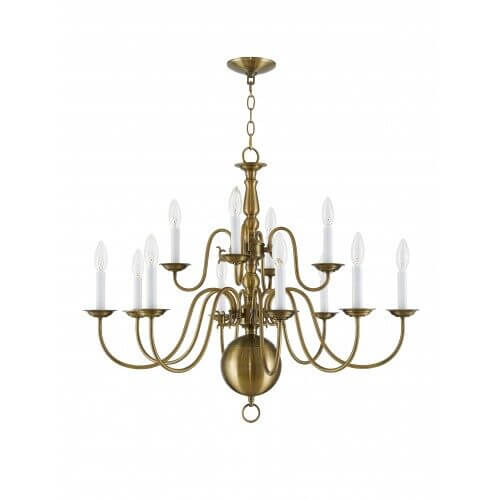 LIVEX LIGHTING 5014-01 Williamsburgh Dinette Chandelier Vancouver